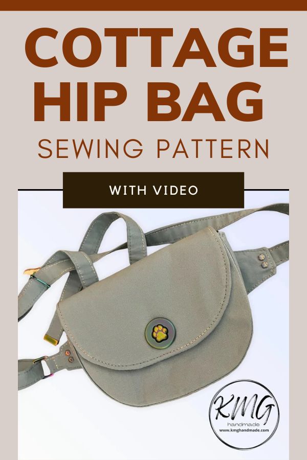 Cottage Hip Bag sewing pattern (with video)