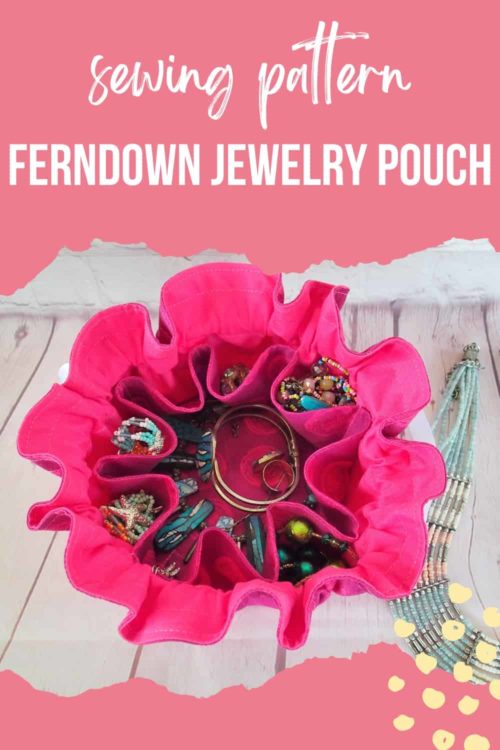 Ferndown Jewelry Pouch sewing pattern Sew Modern Bags