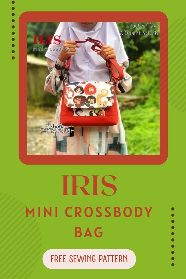 Iris Mini Crossbody Bag FREE sewing pattern