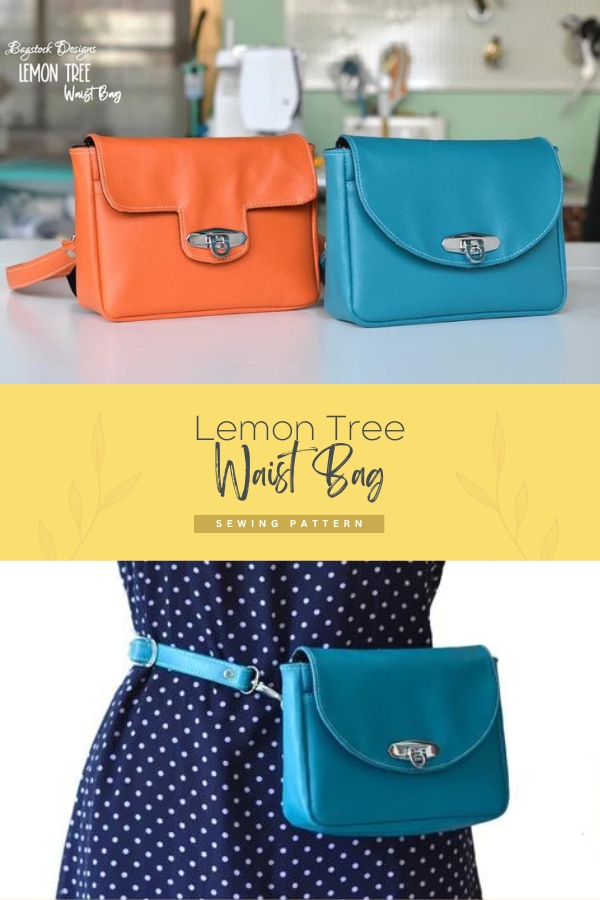 Lemon Tree Waist Bag sewing pattern