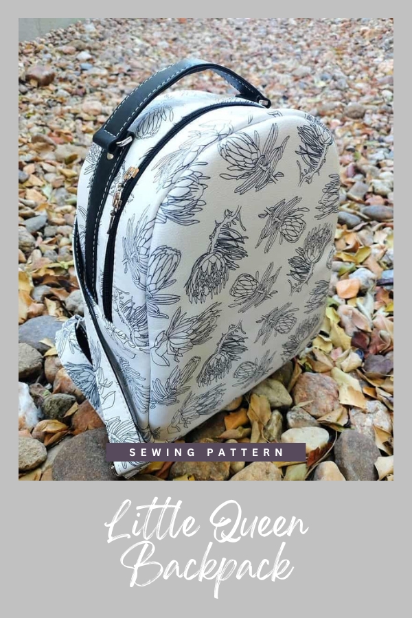 Little Queen Backpack sewing pattern