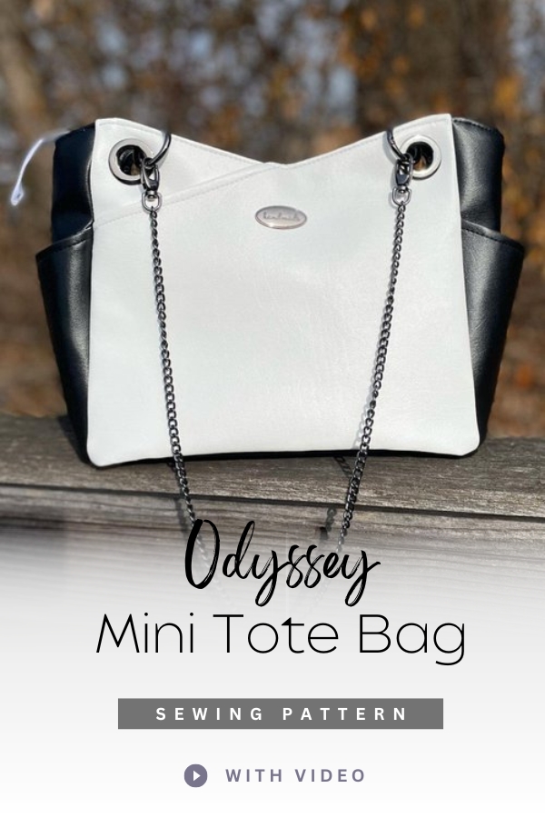Odyssey Mini Tote Bag sewing pattern (with video)