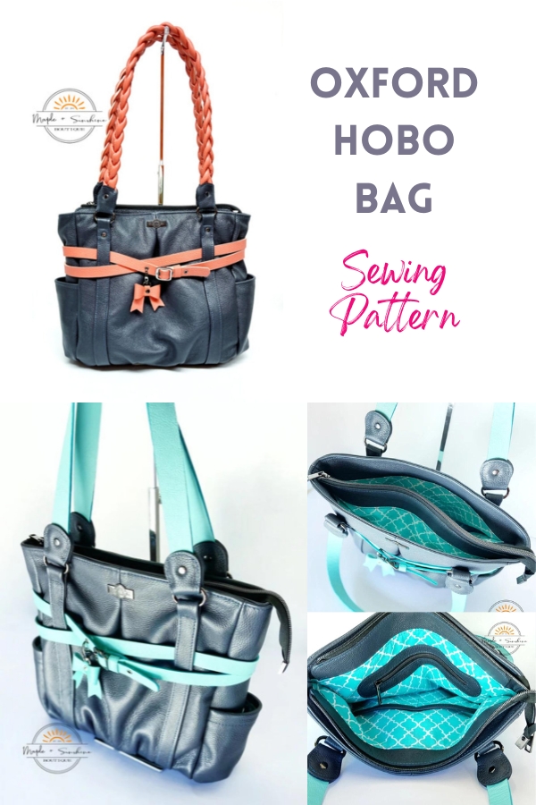 Oxford Hobo Bag sewing pattern