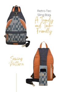 Retro-Tec Sling Bag: A Trendy and Tech-Friendly Sewing Pattern - Sew ...