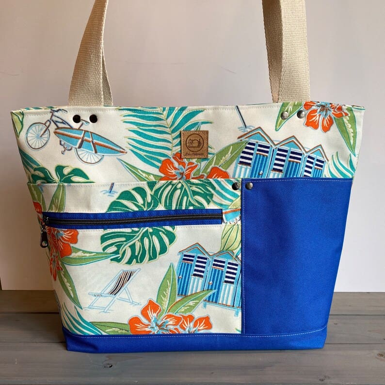Travel Tote Bag - Sew Modern Bags