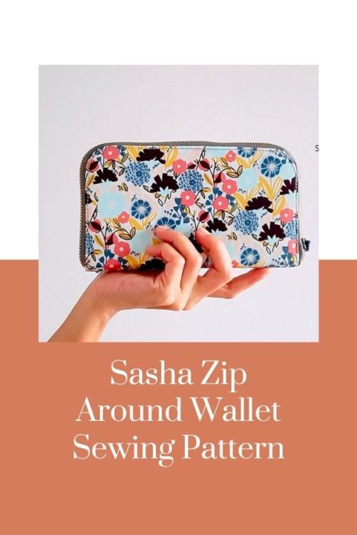 Sasha Zip Around Wallet sewing pattern (2 options) Sew Modern Bags