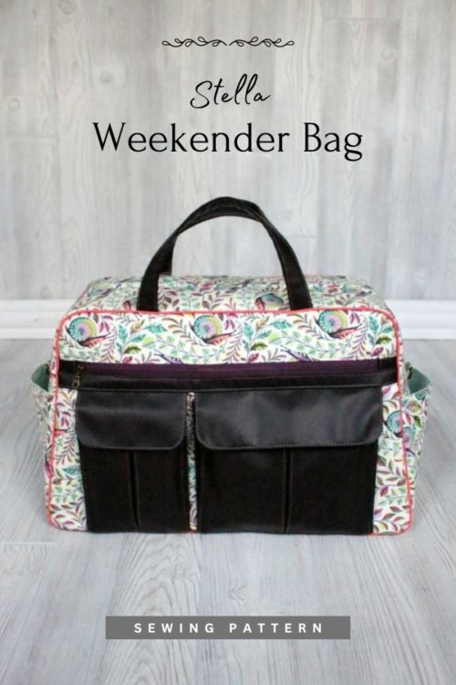 Stella Weekender Bag sewing pattern Sew Modern Bags