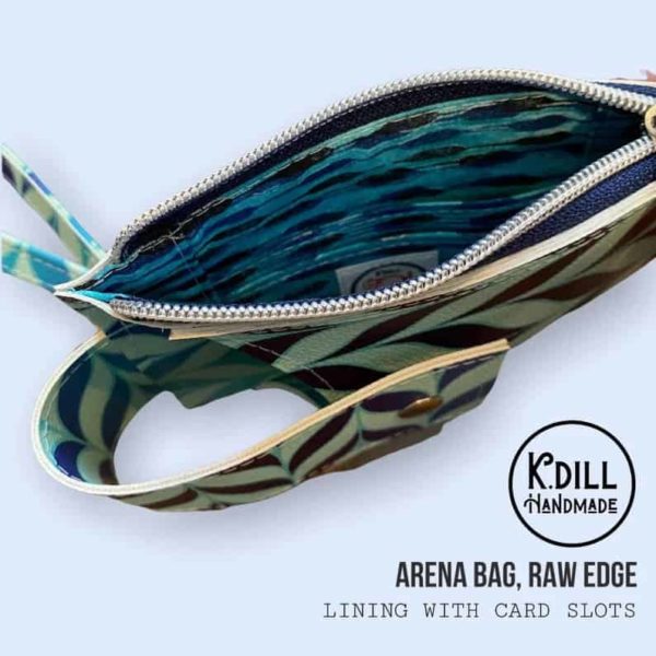The Arena Bag Raw Edge sewing pattern