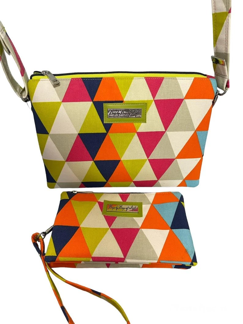 Double Zip Crossbody Purse - Sew Modern Bags