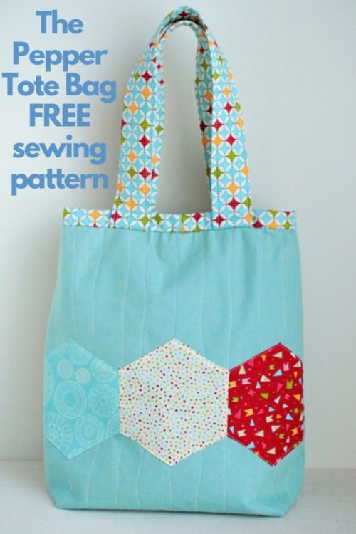 The Pepper Tote Bag FREE sewing pattern - Sew Modern Bags