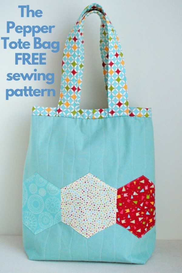 The Pepper Tote Bag FREE sewing pattern