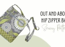 Out and About Hip Zipper Bag sewing pattern