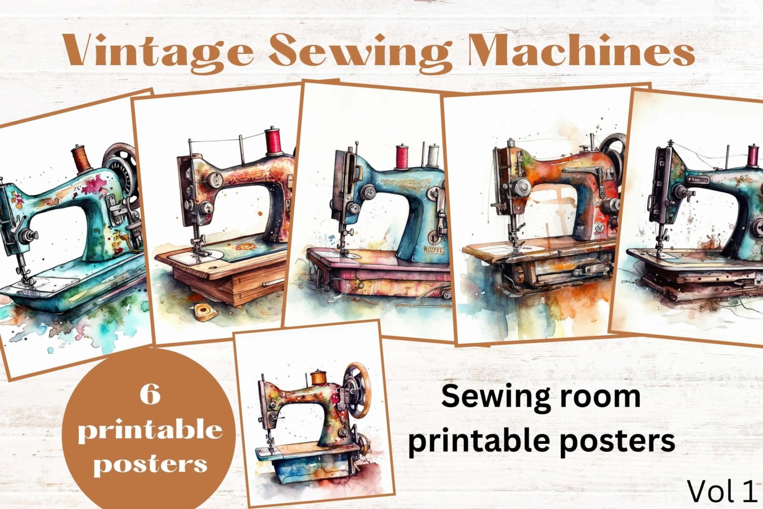 Introducing Our Exquisite Vintage Sewing Room Printable Posters Sew