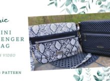Brie Mini Messenger Bag sewing pattern (with video)