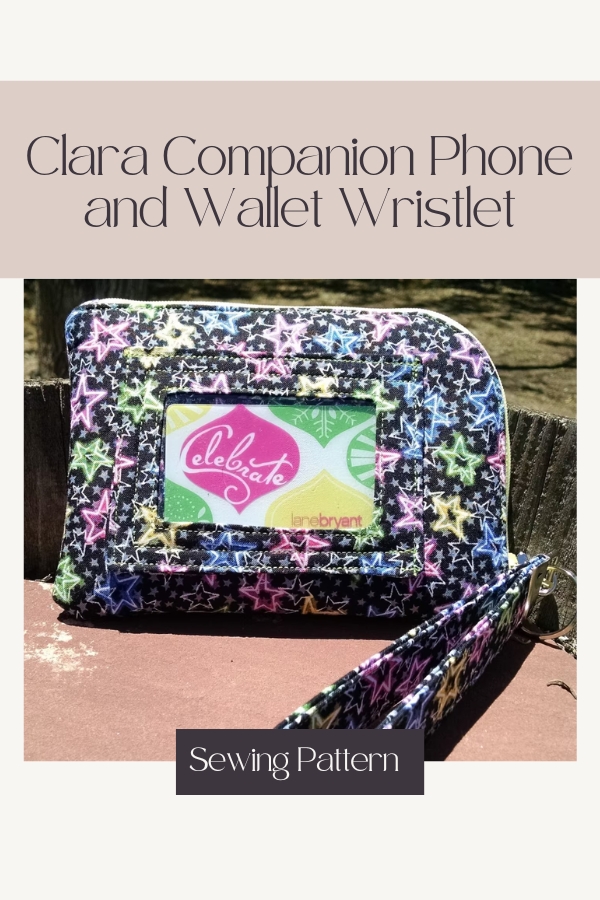 Clara Companion Phone and Wallet Wristlet sewing pattern