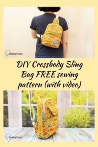 DIY Crossbody Sling Bag FREE sewing pattern (with video) - Sew Modern Bags