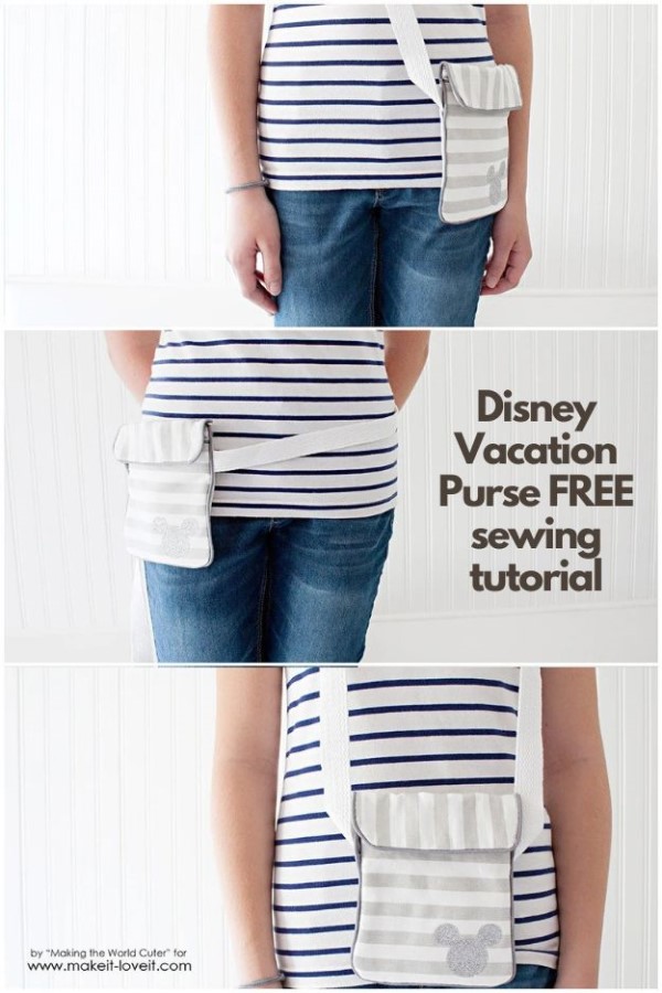 Disney Vacation Purse FREE sewing tutorial