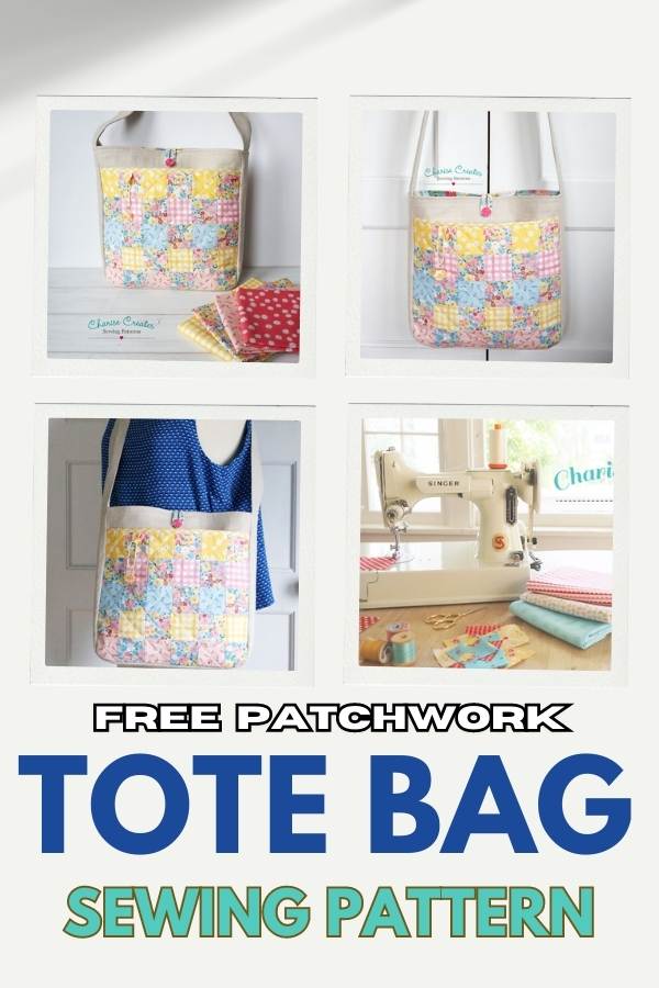 FREE Patchwork Tote Bag sewing pattern