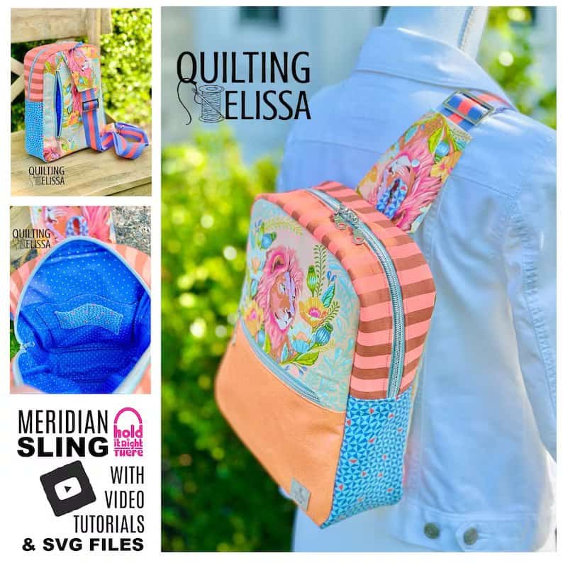 Meridian Sling Bag sewing pattern (+ video) - Sew Modern Bags