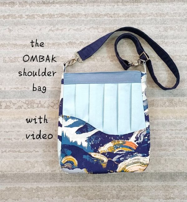 Ombak (waves) Shoulder Bag sewing pattern