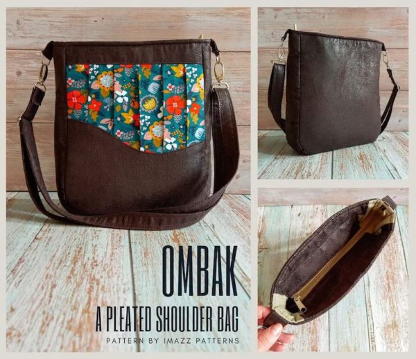 Ombak (waves) Shoulder Bag sewing pattern