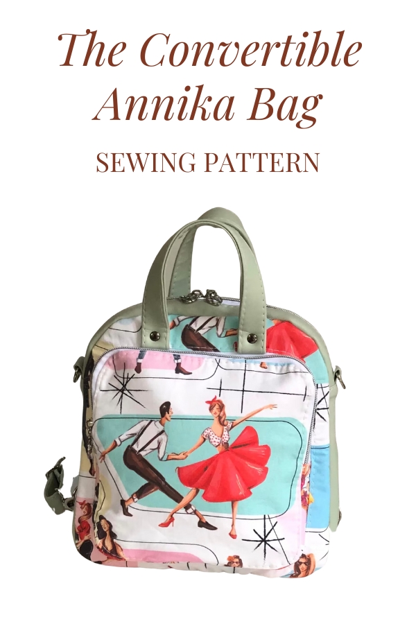 The Convertible Annika Bag sewing pattern (with video)