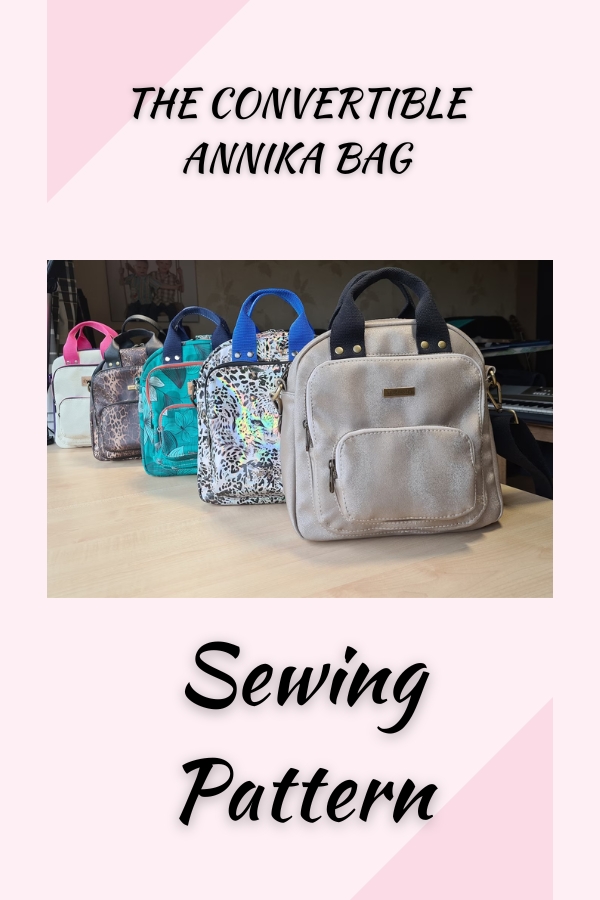 The Convertible Annika Bag sewing pattern (with video)