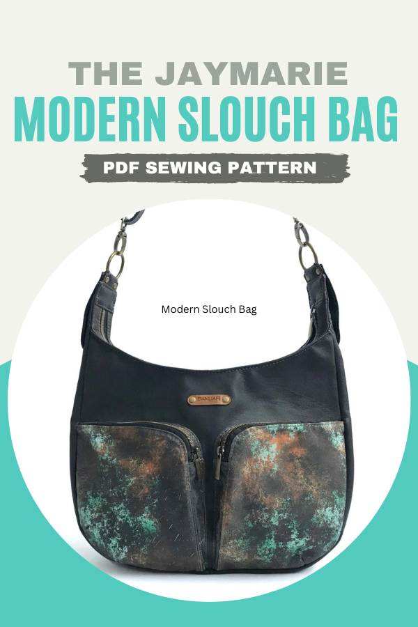 The JayMarie Modern Slouch Bag sewing pattern (with video)