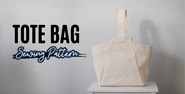 Tote Bag sewing pattern (2 sizes + video) - Sew Modern Bags