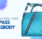 Compass Crossbody Bag sewing pattern + video