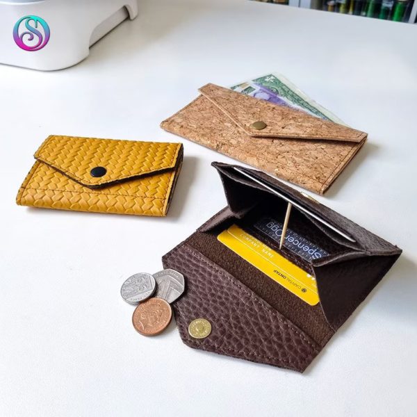 Corkordion Slim Wallet sewing pattern