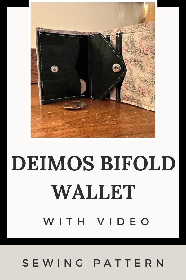 Deimos Bifold Wallet sewing pattern (with video)