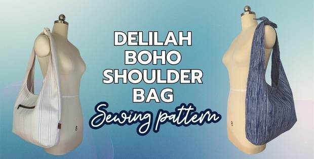 How To Make a Crossbody Hobo Bag  Hippie Hobo Sling Bag Sewing Pattern