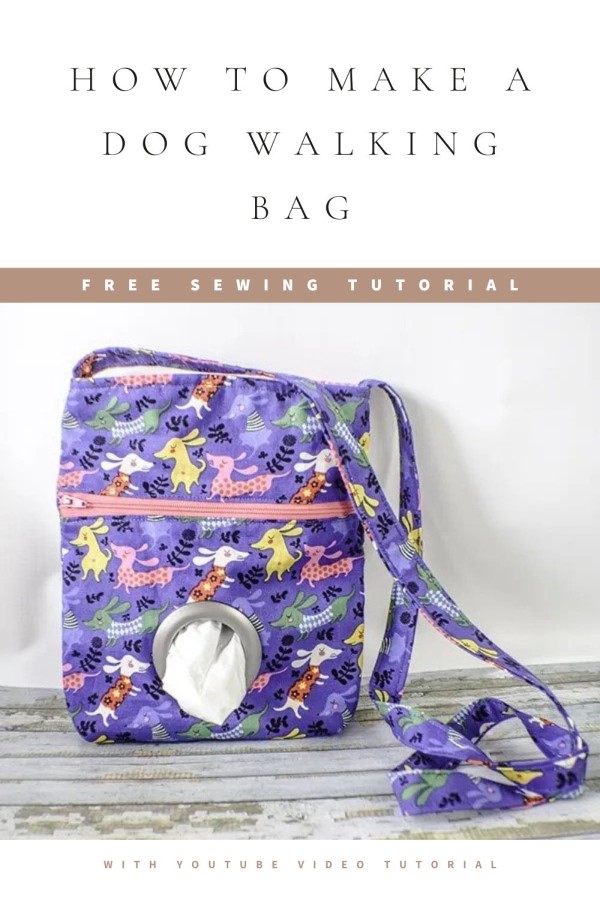 Dog Walking Bag FREE sewing tutorial