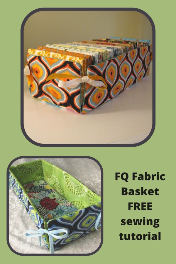 FQ Fabric Basket FREE sewing tutorial