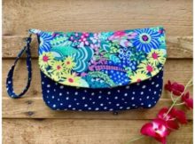 Grab and Go Wristlet FREE sewing pattern with video tutorial