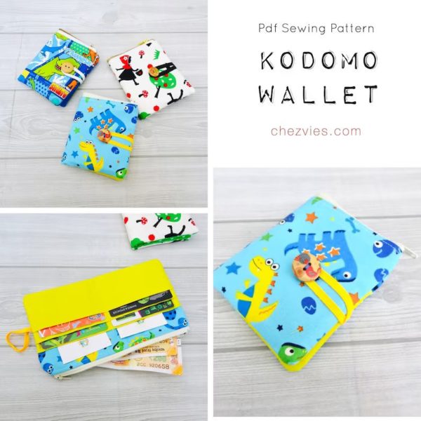 Kodomo Wallet sewing pattern