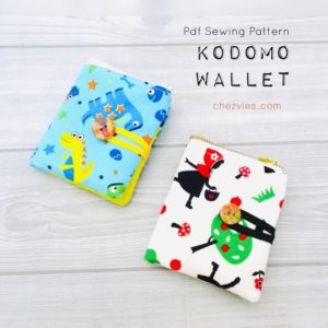 Kodomo Wallet sewing pattern