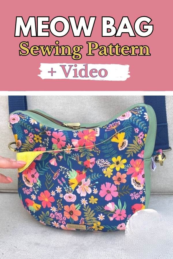 Meow Bag sewing pattern + video - Sew Modern Bags