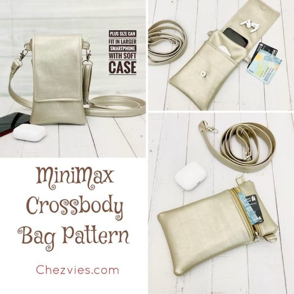 MiniMax Crossbody Bag sewing pattern
