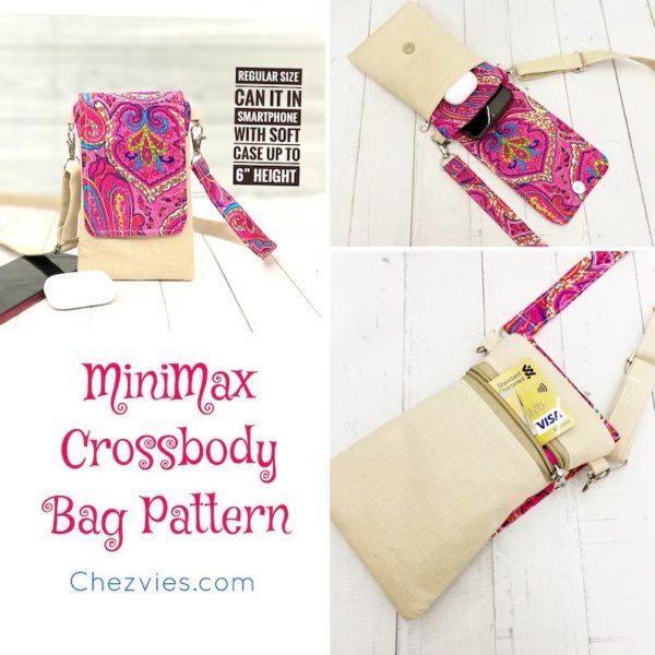 MiniMax Crossbody Bag sewing pattern