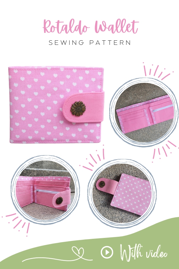 Rotaldo Wallet sewing pattern (with video)