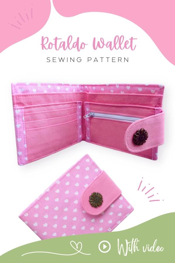 Rotaldo Wallet sewing pattern (with video)