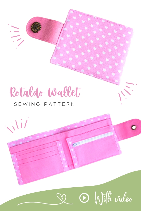 Rotaldo Wallet sewing pattern (with video)