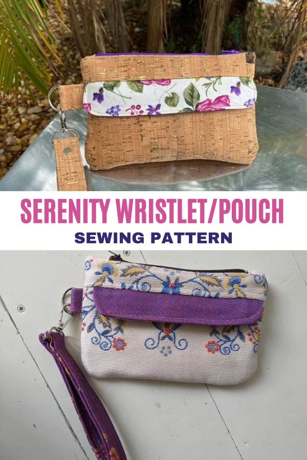 Serenity Wristlet/Pouch sewing pattern