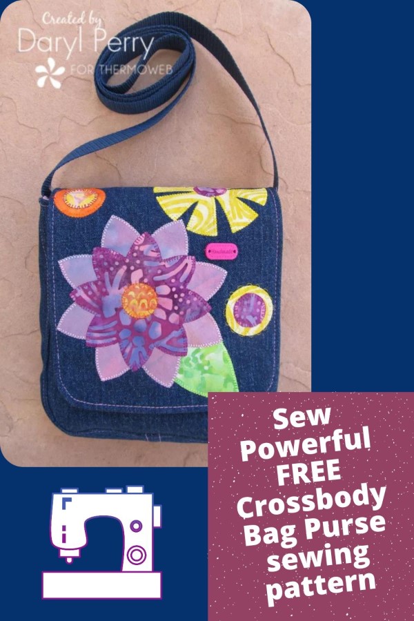 Sew Powerful FREE Crossbody Bag Purse sewing pattern