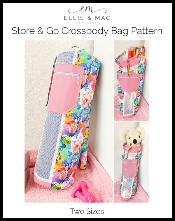 Store and Go Crossbody Bag sewing pattern