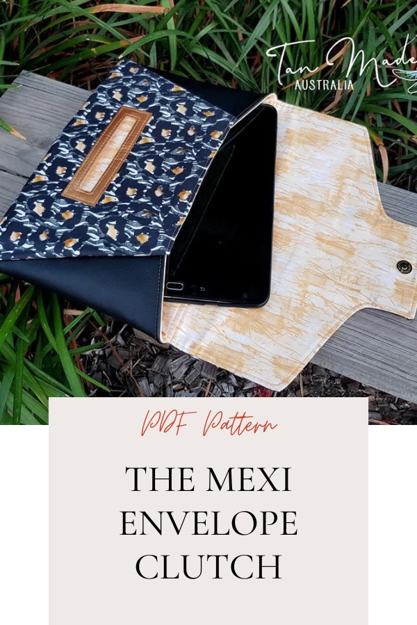Mexi Envelope Clutch sewing pattern