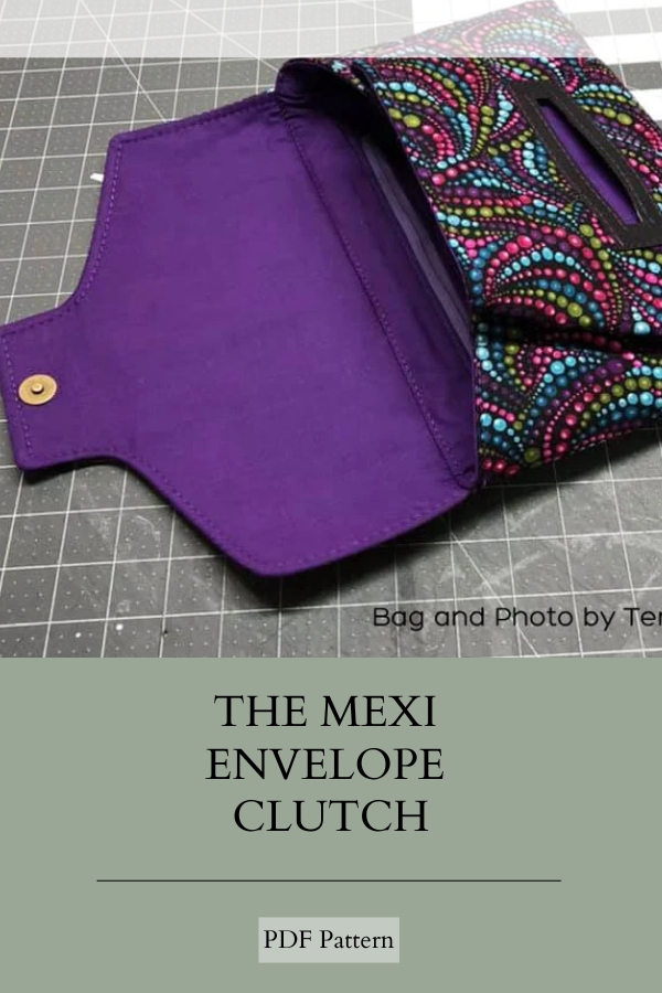 Mexi Envelope Clutch sewing pattern