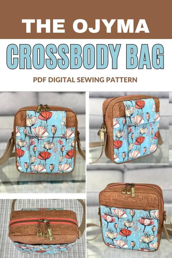 DIY Crossbody Bag with Zipper FREE sewing tutorial (with video) - Sew  Modern Bags